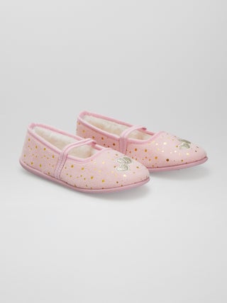 Chaussons ballerines fourrés