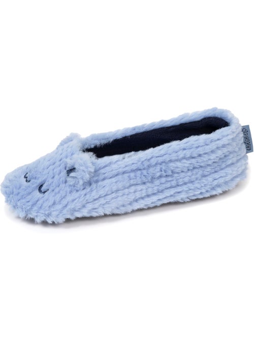 Chaussons ballerines imitation fourrure, semelle femme isotoner - Kiabi Chaussons ballerines imitation fourrure, semelle femme isotoner - Kiabi