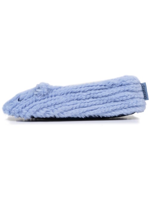 Chaussons ballerines imitation fourrure, semelle femme isotoner - Kiabi Chaussons ballerines imitation fourrure, semelle femme isotoner - Kiabi