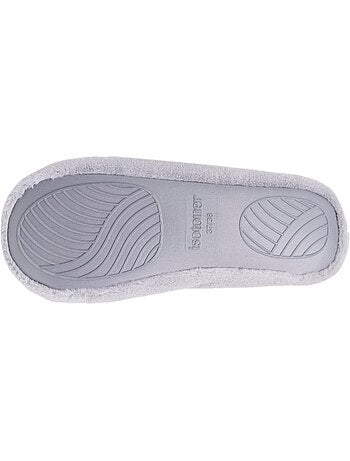 Chaussons ballerines imitation fourrure, semelle gomme ultra femme isotoner