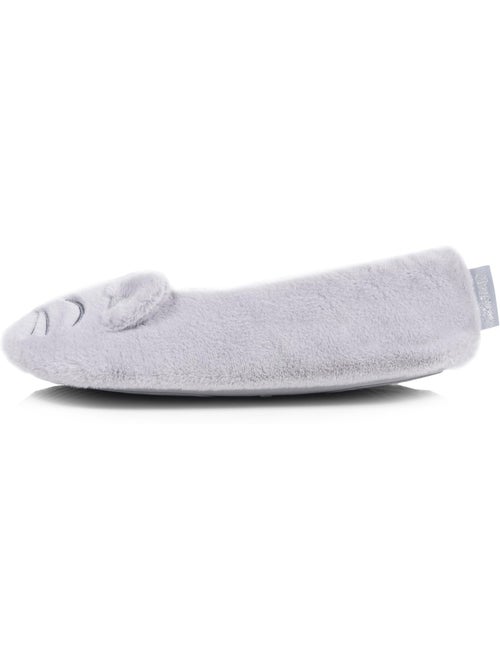 Chaussons ballerines imitation fourrure, semelle gomme ultra femme isotoner - Kiabi