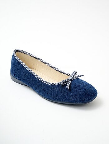 Chaussons ballerines largeur confort
