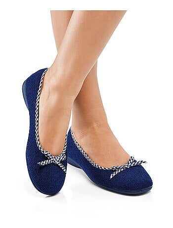 Chaussons ballerines largeur confort