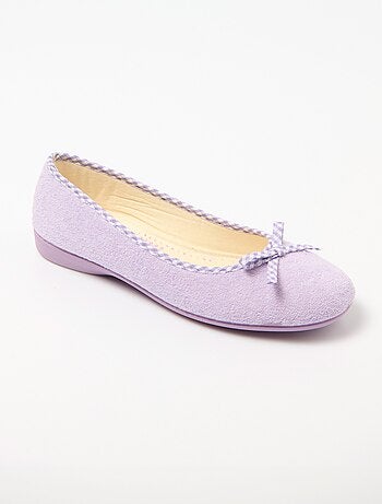 Chaussons ballerines largeur confort