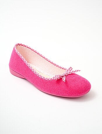 Chaussons ballerines largeur confort