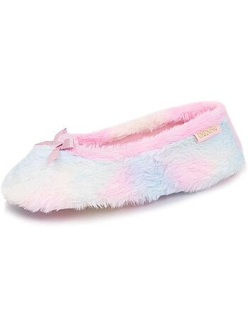 Chaussons ballerines légers et confortables, faciles à fille Isotoner
