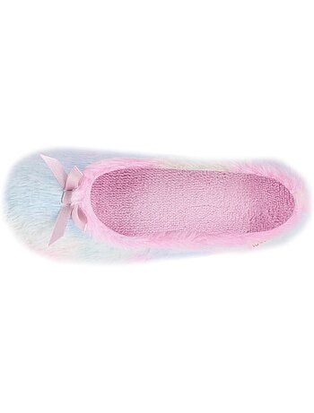 Chaussons ballerines légers et confortables, faciles à fille Isotoner