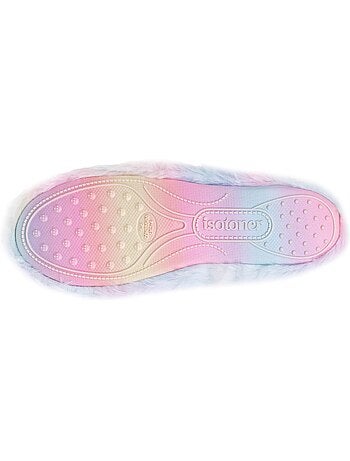 Chaussons ballerines légers et confortables, faciles à fille Isotoner
