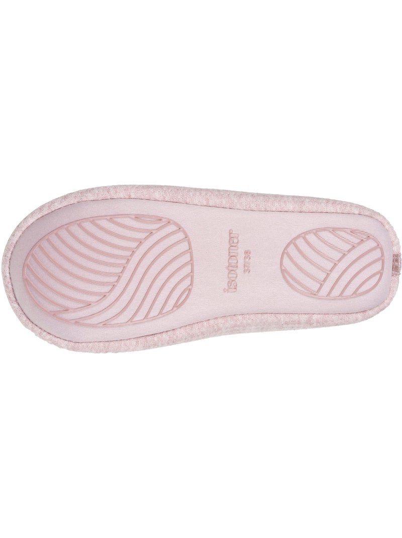 Chaussons ballerines maille nid d'abeille, semelle gomme femme Isotoner Blush - Kiabi