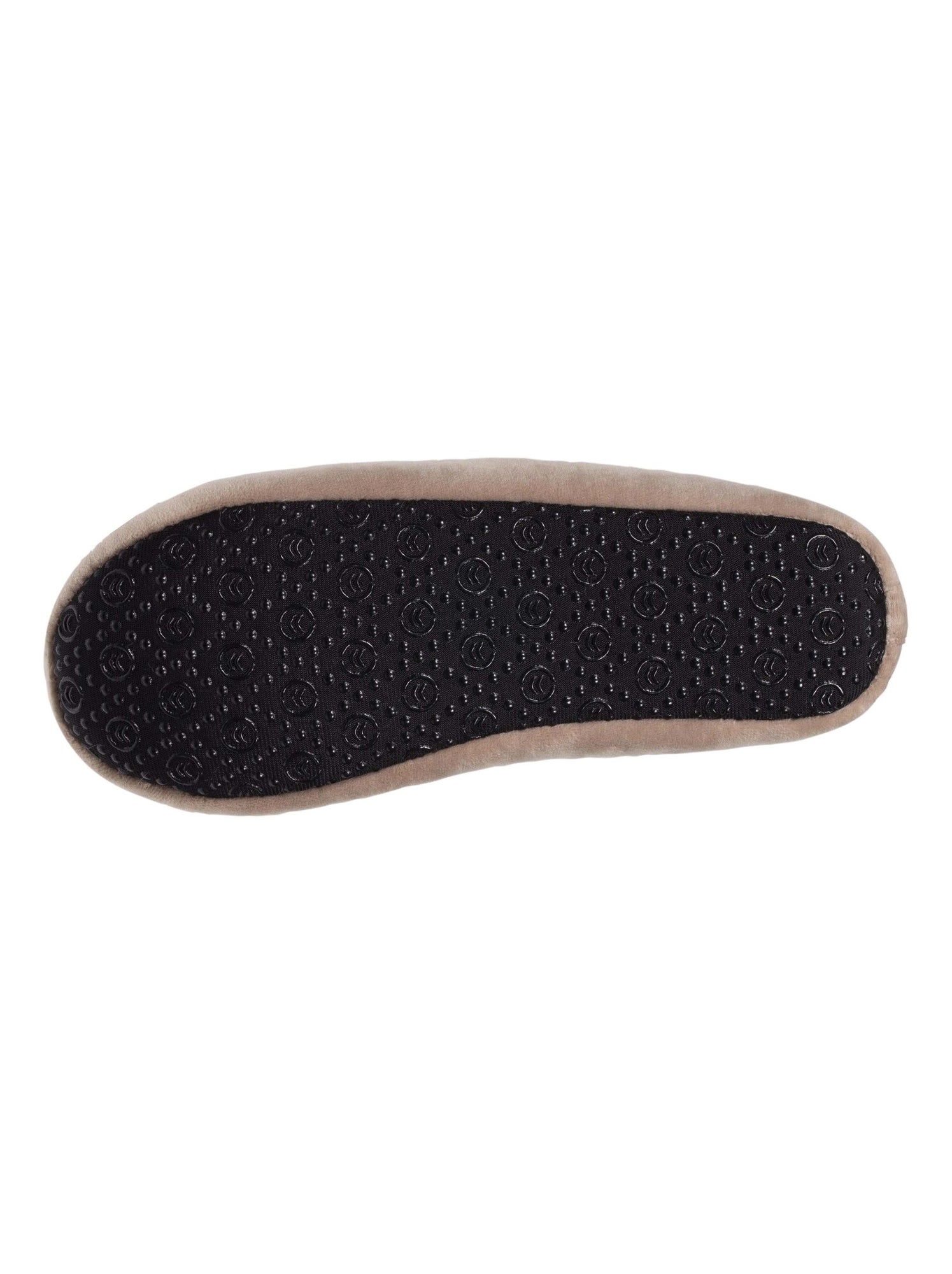 Chaussons Ballerines Isotoner - Microvelours Doux, Semelle Antidérapante, Lavables