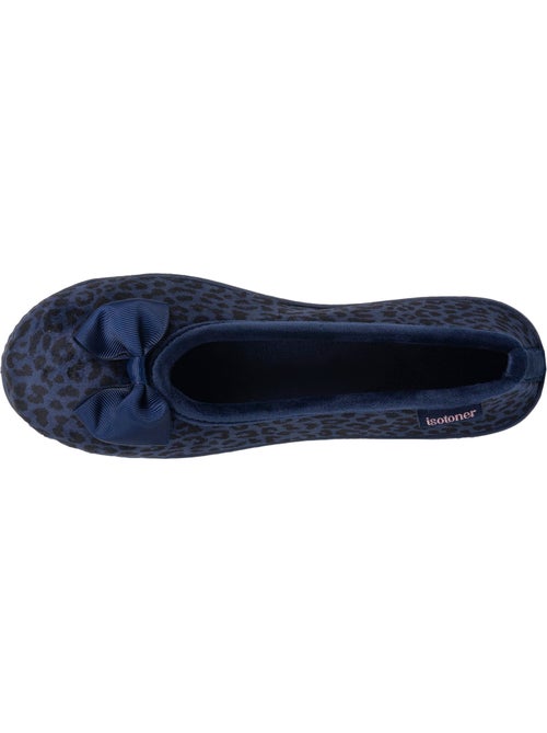 Chaussons ballerines microvelours semelle ergonomique, mousse femme isotoner - Kiabi Chaussons ballerines microvelours semelle ergonomique, mousse femme isotoner - Kiabi