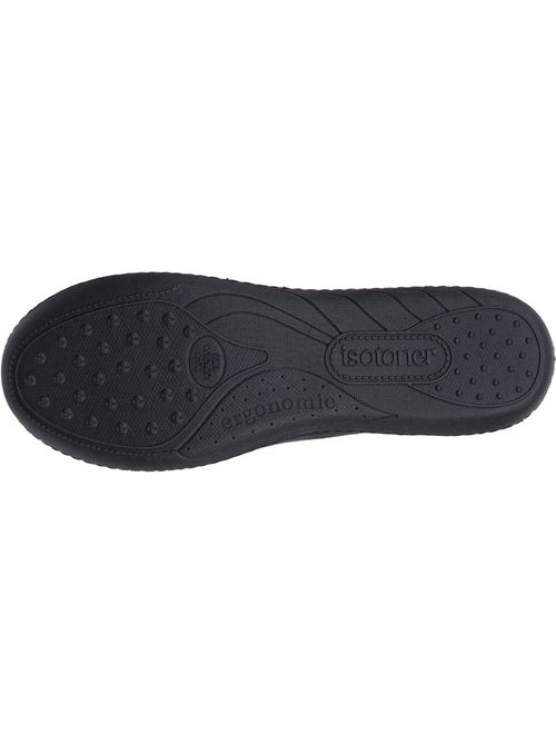 Chaussons ballerines microvelours semelle ergonomique, mousse femme isotoner - Kiabi Chaussons ballerines microvelours semelle ergonomique, mousse femme isotoner - Kiabi