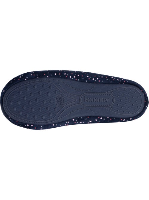 Chaussons ballerines microvelours semelle souple, mousse à femme isotoner - Kiabi Chaussons ballerines microvelours semelle souple, mousse à femme isotoner - Kiabi