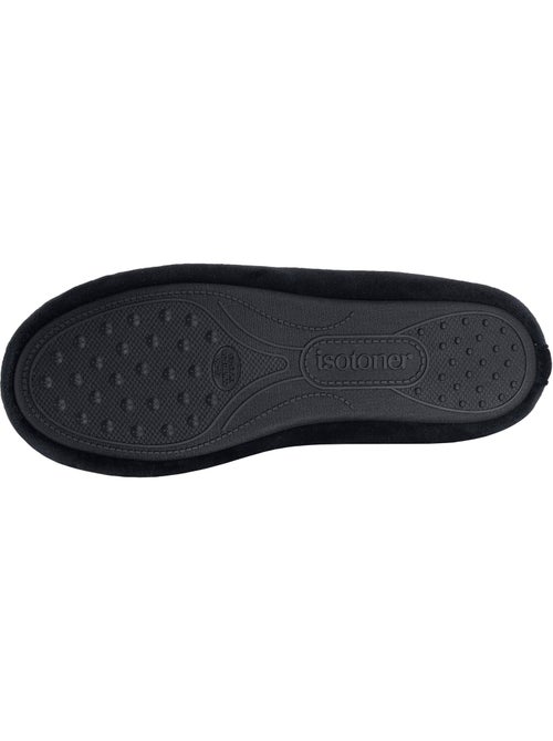 Chaussons ballerines microvelours semelle souple, mousse à femme isotoner - Kiabi Chaussons ballerines microvelours semelle souple, mousse à femme isotoner - Kiabi