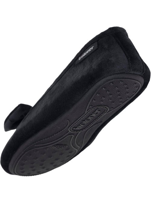 Chaussons ballerines microvelours semelle souple, mousse à femme isotoner - Kiabi Chaussons ballerines microvelours semelle souple, mousse à femme isotoner - Kiabi