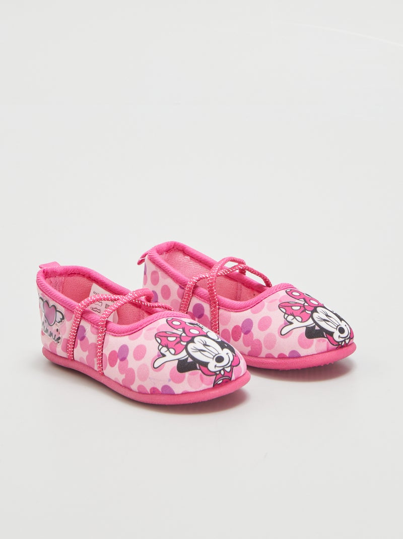 Chaussons ballerines 'Minnie' Rose - Kiabi