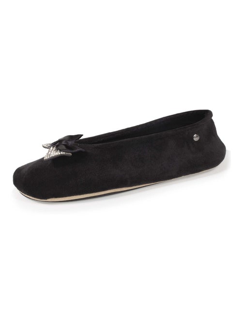 Chaussons ballerines nœud bijou femme Isotoner - Kiabi