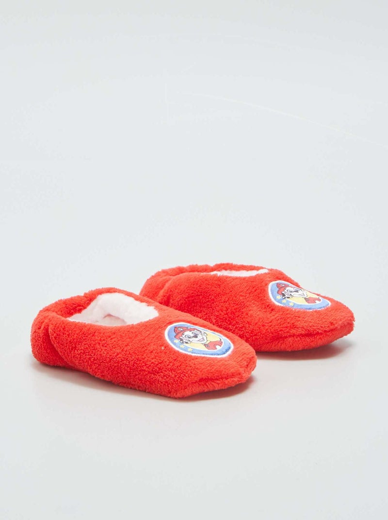 Chaussons ballerines 'Pat 'Patrouille' Rouge - Kiabi