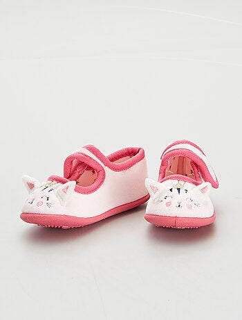 Chaussons Bebe fille TOOTI 9136 Rose Rose corail Taille 26 Couleur  fournisseur Rose corail