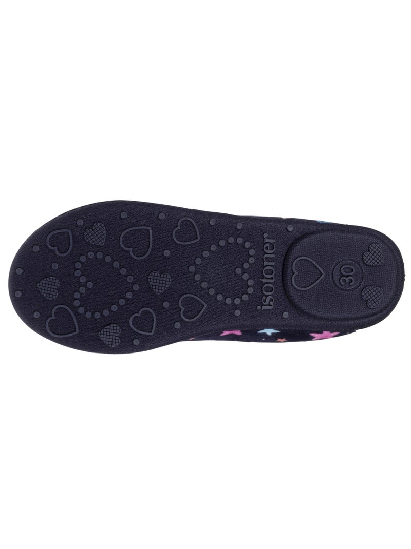 Chaussons Ballerines semelle antidérapante Bleu Rose - Kiabi