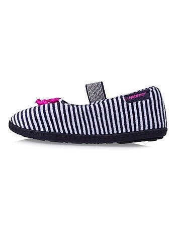 Chaussons ballerines semelle antidérapante fille Isotoner