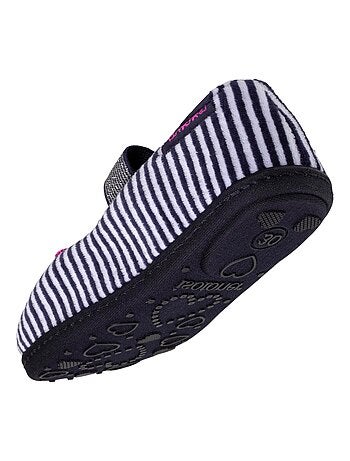 Chaussons ballerines semelle antidérapante fille Isotoner