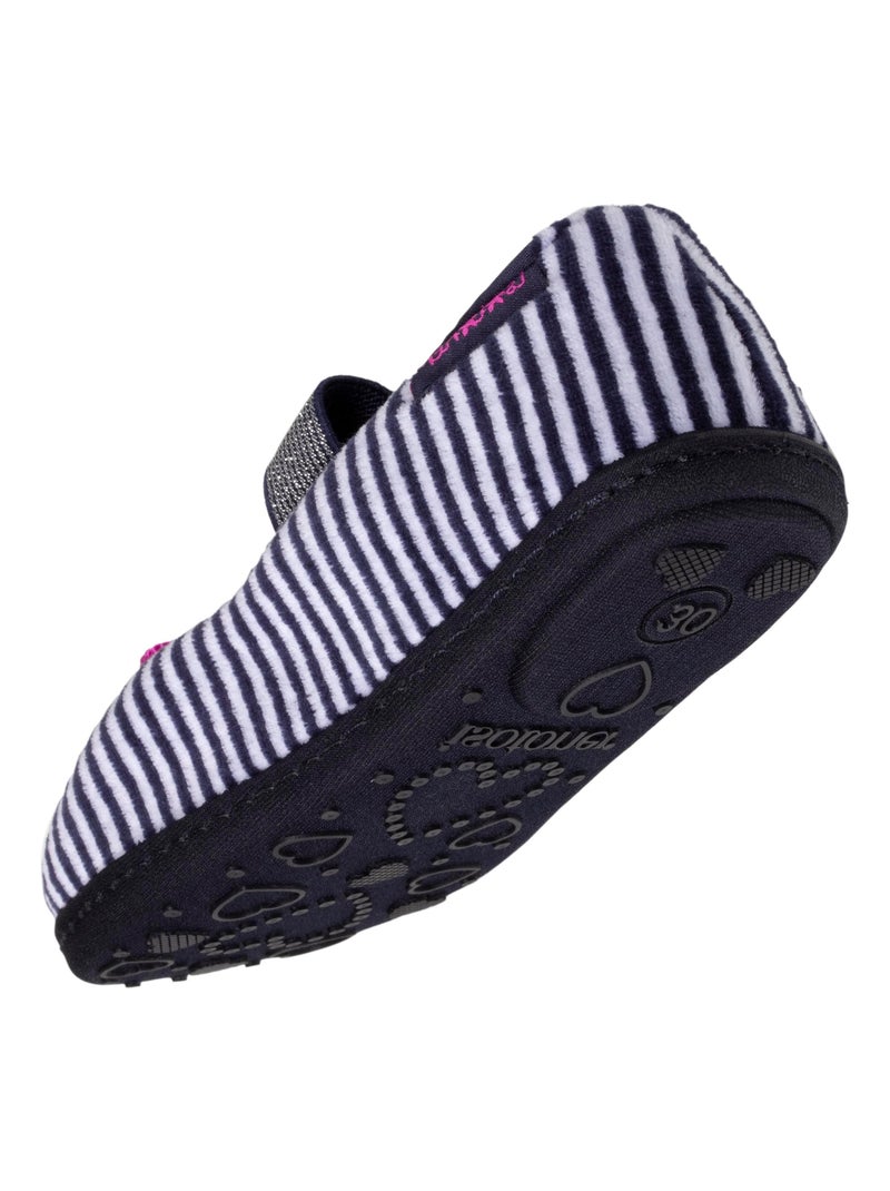 Chaussons Ballerines Isotoner Isotoner Chaussons Ballerines Fille - Rose Pailleté - Semelle Antidérapante - Lavable Machine 30°C Pantoufles Ballerines Enfant