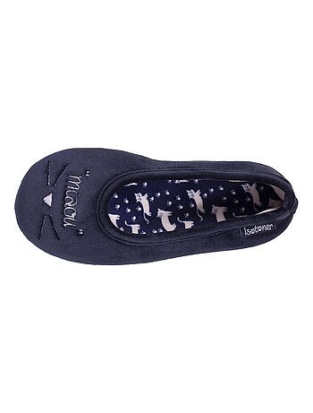 Chaussons ballerines semelle antidérapante fille Isotoner