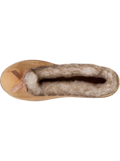 Chaussons ballerines semelle ergonomique confortables, femme - Kiabi