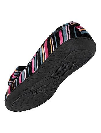 Chaussons ballerines semelle ergonomique confortables, femme Isotoner