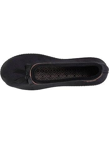 Chaussons ballerines semelle ergonomique confortables, femme isotoner