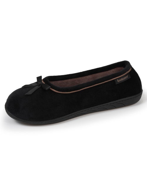 Chaussons ballerines semelle ergonomique confortables, femme isotoner - Kiabi