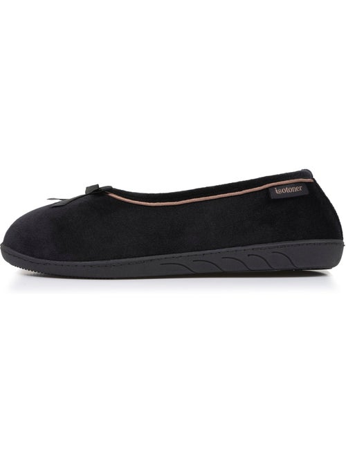 Chaussons ballerines semelle ergonomique confortables, femme isotoner - Kiabi