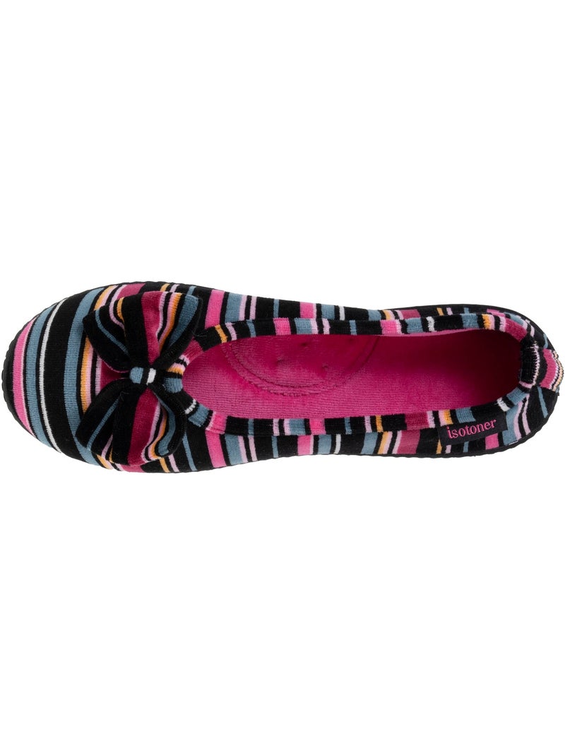 Chaussons ballerines semelle ergonomique confortables, femme Multicolore - Kiabi