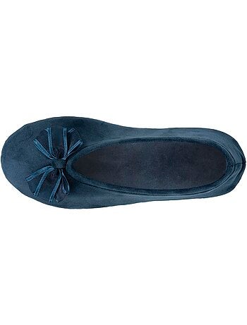 Chaussons ballerines semelle intérieure moelleuse et femme isotoner