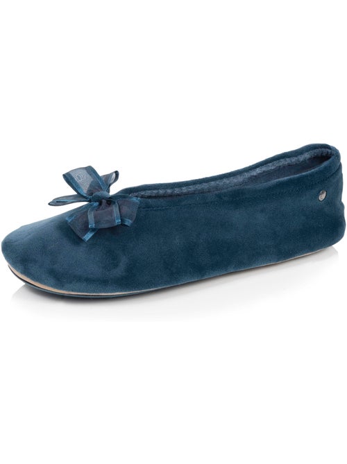 Chaussons ballerines semelle intérieure moelleuse et femme isotoner - Kiabi