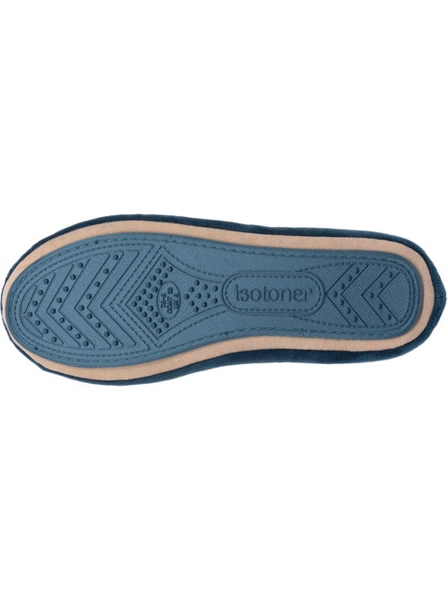 Chaussons ballerines semelle intérieure moelleuse et femme isotoner - Kiabi