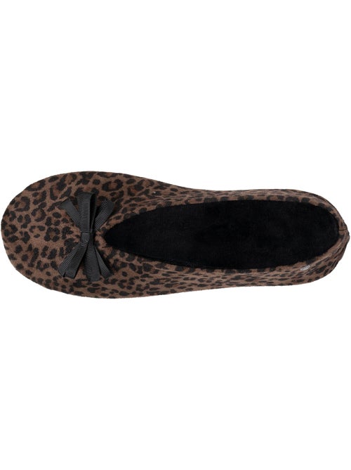 Chaussons ballerines semelle intérieure moelleuse et femme isotoner - Kiabi