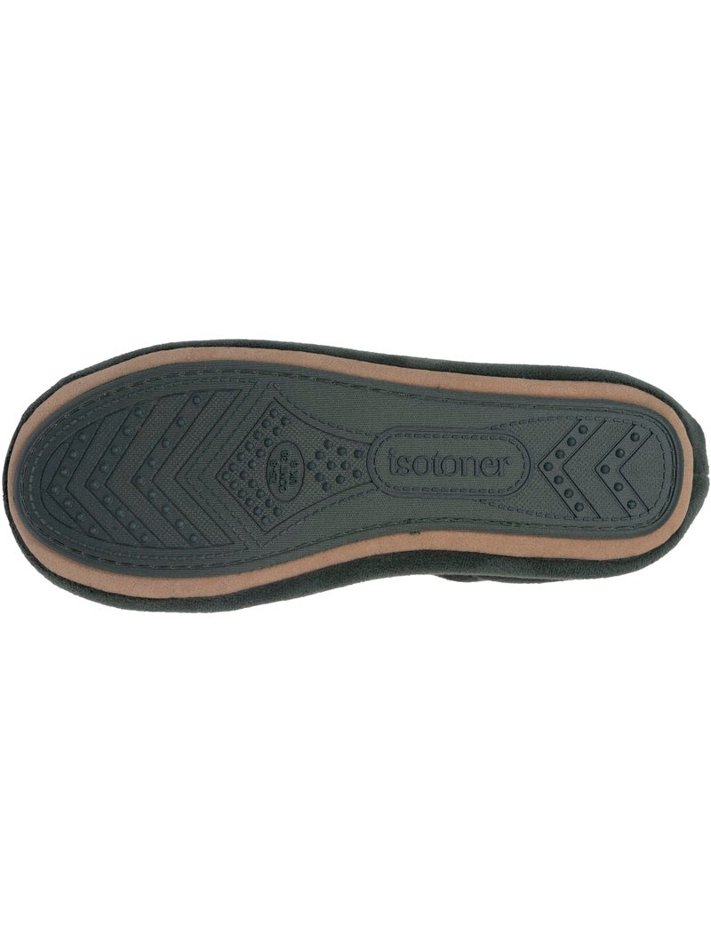 Chaussons ballerines semelle intérieure moelleuse et femme isotoner Vert clair - Kiabi