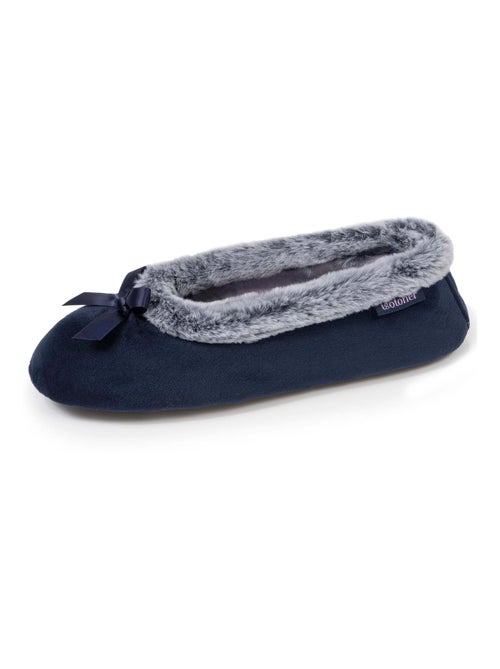 Chaussons ballerines semelle ultra-souple, confortables, femme Isotoner - Kiabi