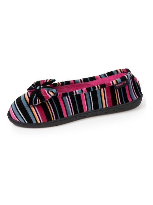 Chaussons ballerines semelle ultra-souple, confortables, femme Isotoner - Kiabi