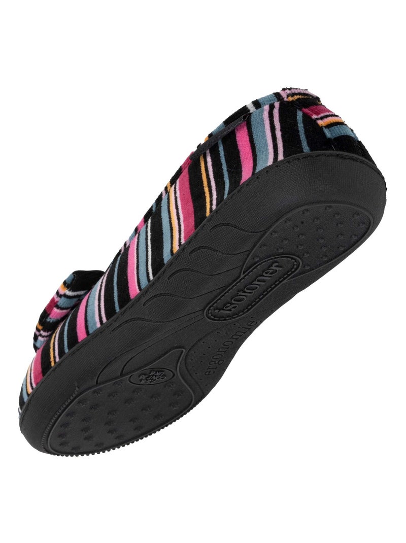 Chaussons ballerines semelle ultra-souple, confortables, femme Isotoner Multicolore - Kiabi