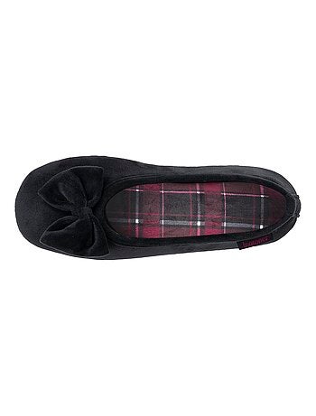 Chaussons ballerines semelle ultra-souple, confortables, femme Isotoner