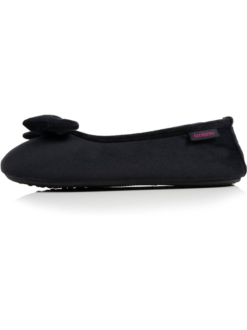 Chaussons ballerines semelle ultra-souple, confortables, femme Noir - Kiabi
