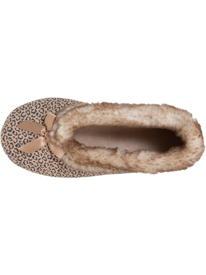 Chaussons ballerines semelle ultra-souple, confortables, femme Noir Marron - Kiabi