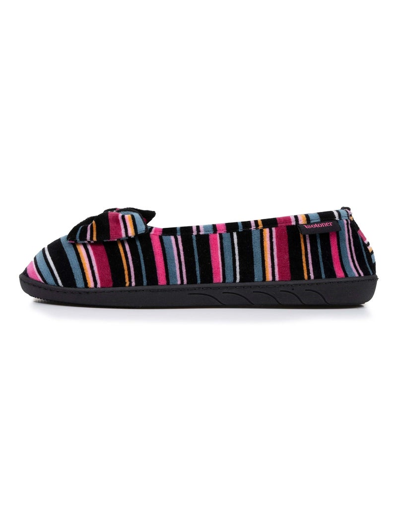 Chaussons ballerines semelle ultra-souple, confortables, semelle à mémoire de forme femme Isotoner Multicolore - Kiabi