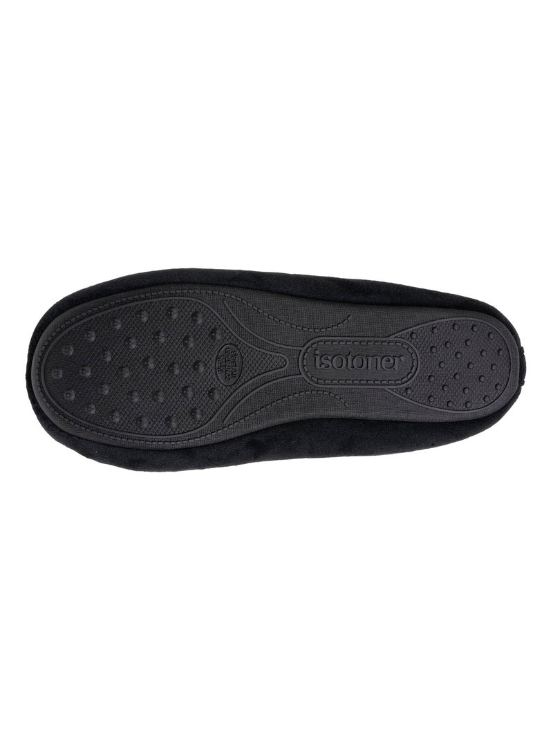 Chaussons ballerines semelle ultra-souple, confortables, semelle à mémoire de forme femme Isotoner Noir - Kiabi