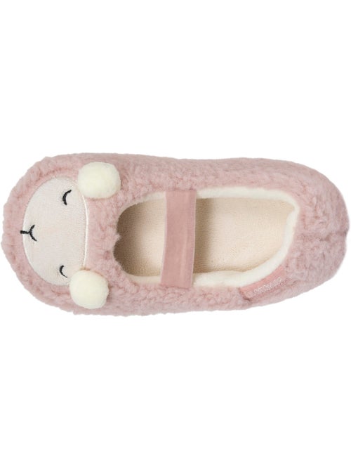 Chaussons ballerines sherpa, semelle antidérapante fille isotoner - Kiabi