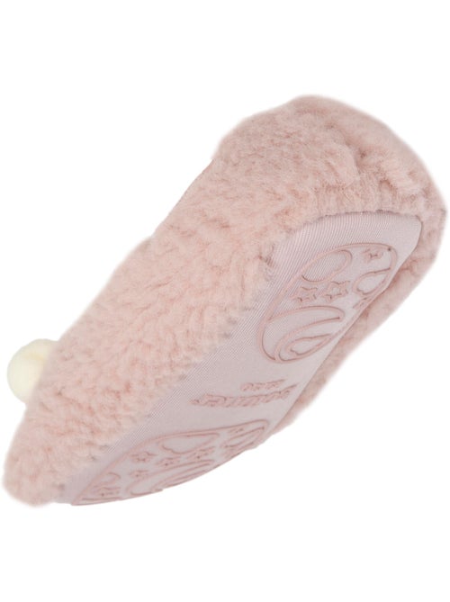 Chaussons ballerines sherpa, semelle antidérapante fille isotoner - Kiabi Chaussons ballerines sherpa, semelle antidérapante fille isotoner - Kiabi
