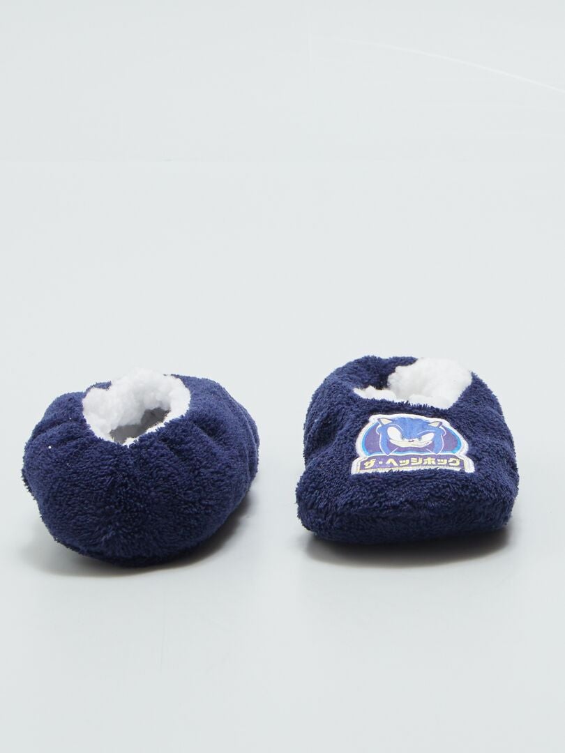 Chaussons ballerines 'Sonic' Bleu - Kiabi